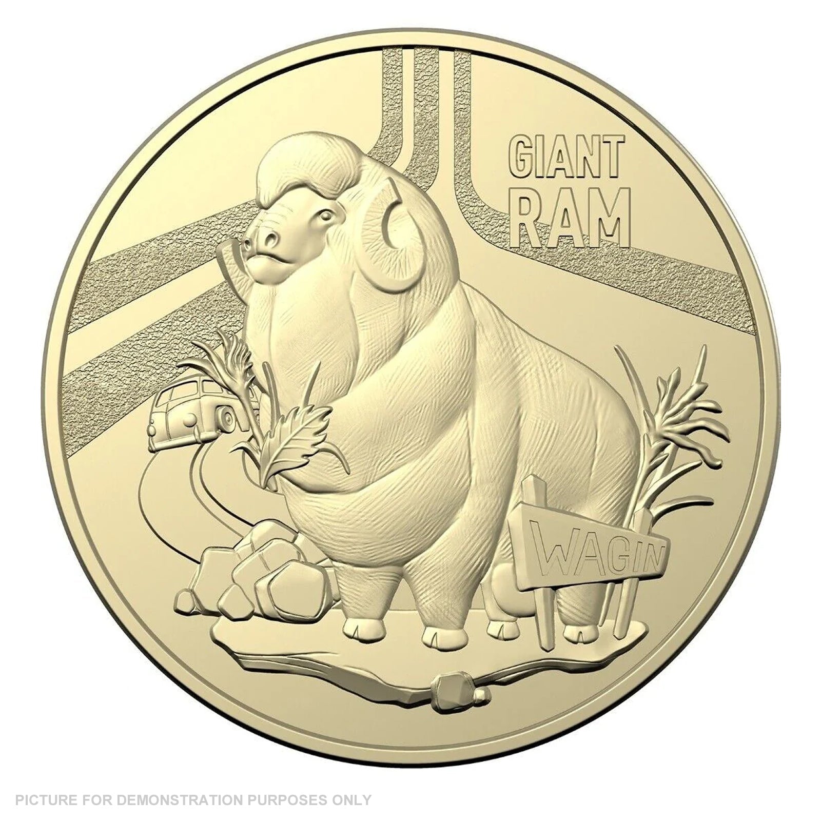 2023 $1 - Big Things - The Giant Ram - Loose in 2x2